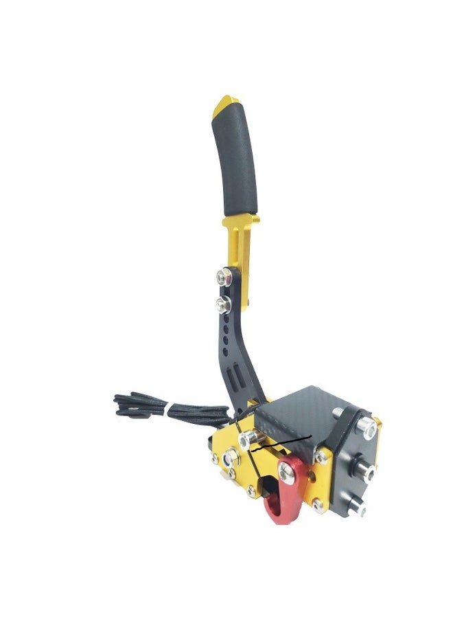 ماركة غير محددة عجلة قيادة لعبة Racing Simulator Handbrake Dust Rally Drift Racing G27G29T300- لون المنتج: Handbrake 3503-yellow (الكمبيوتر الشخصي فقط)  - Image 1