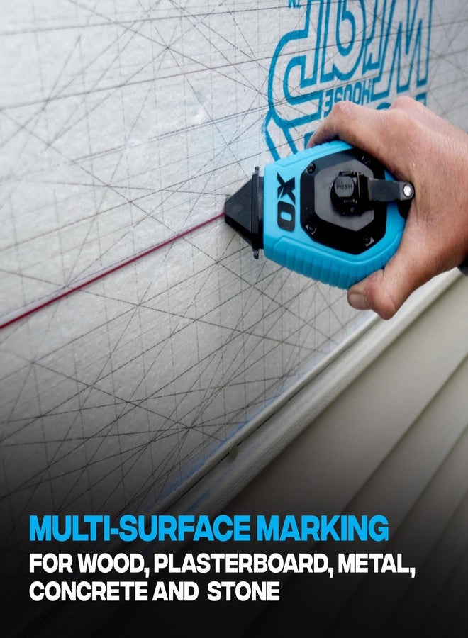 OX Pro Series Red Chalk Line Powder 2.5lbs Marking Chalk Refill - Permanent Weather Resistant Construction Line Marking Powder Chalk Line Refill for Chalk Reel OX-P630809 - Image 5