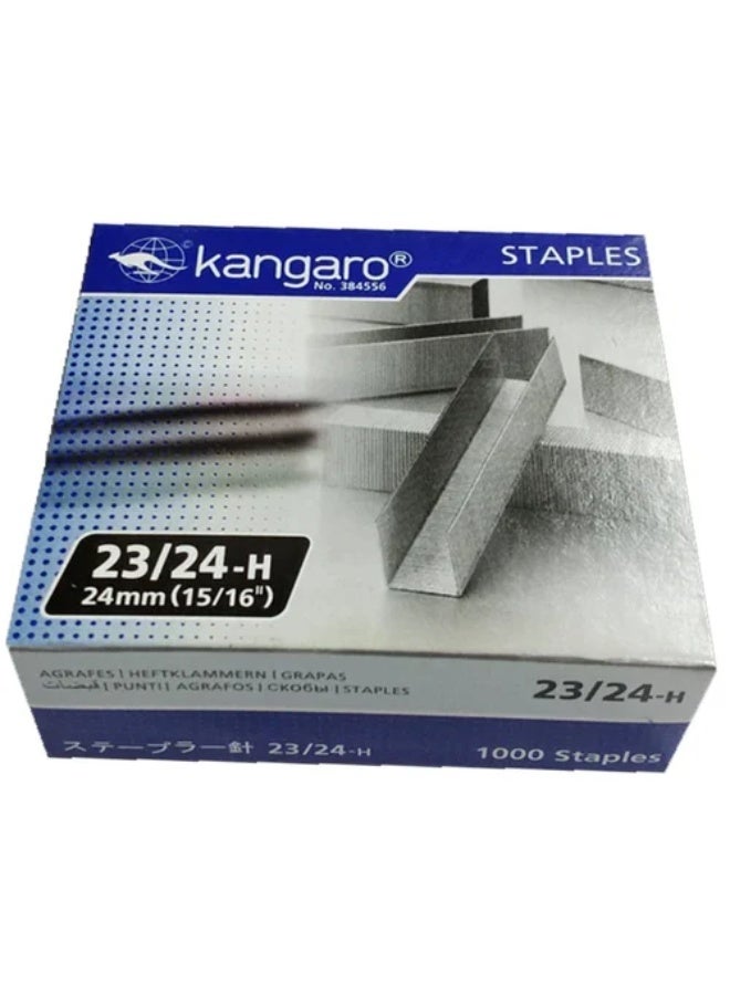 Kangaro 23/24 staples 1000 staples silver - Image 2