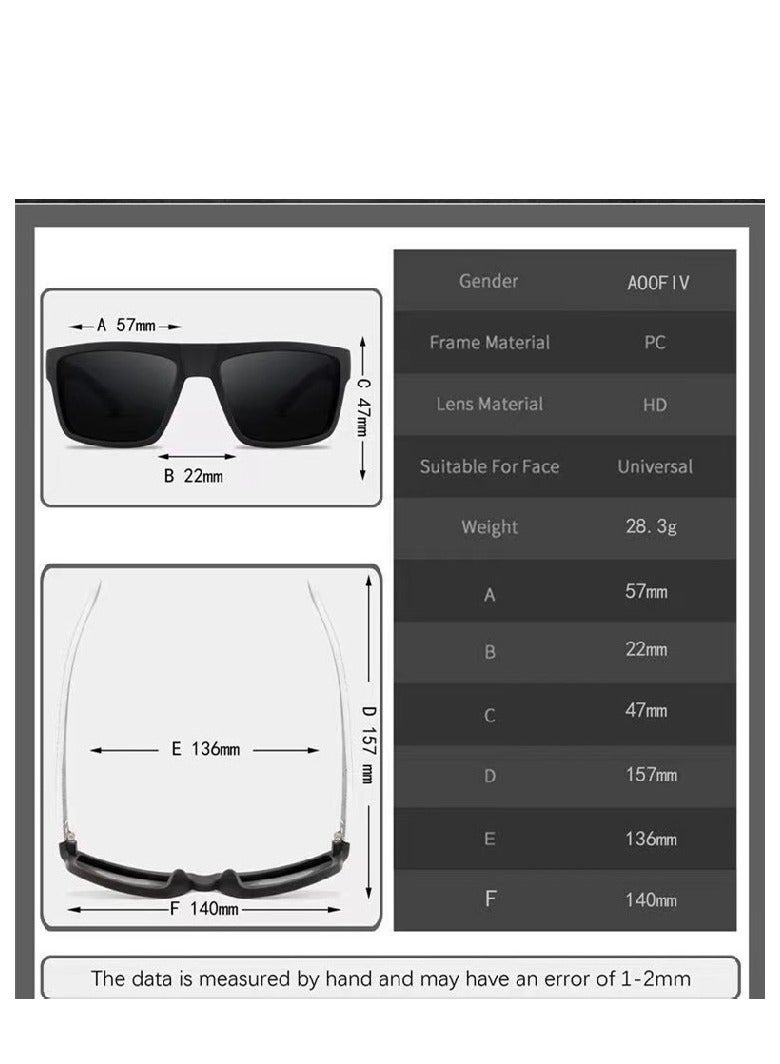 Sports Polarized Sunglasses for Men Women Cycling Driving Fishing 100% UV Protection,Sports Trendy Sunglasses,for Men Womens Sunglasses Polarized UV Protection Non-Slip, for Driving Cycling Running