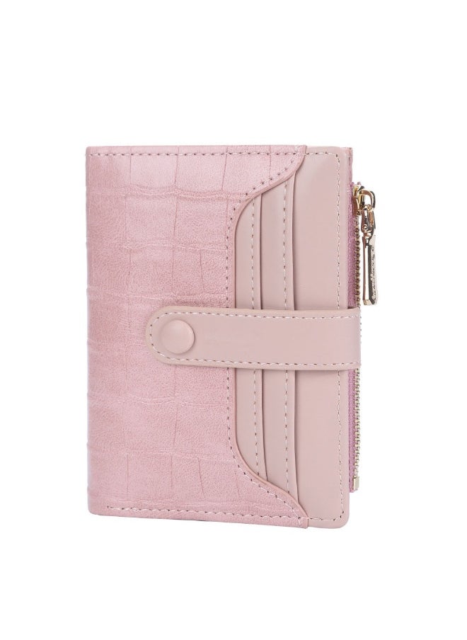Generic Fashion Women's Korean Purse Retro Crocodile Print Waterproof Wear-resistant Buckle Coin Purse Card Bag  - Image 1
