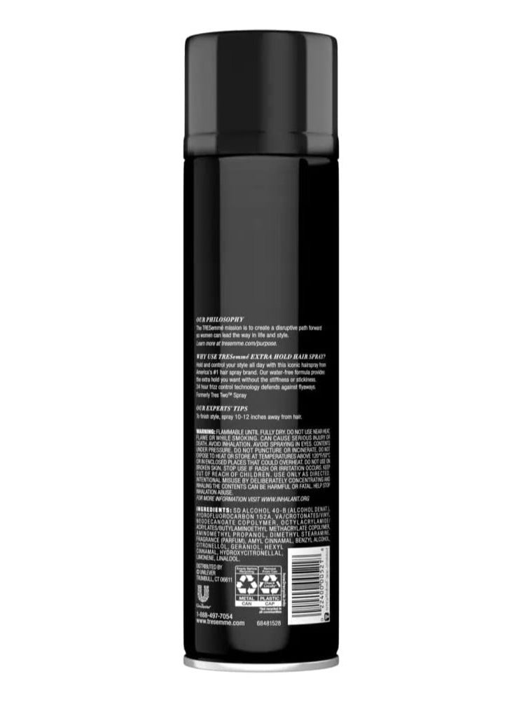 TRESemmé TRESemmé Extra Hold Anti-Frizz Hairspray with All Day Humidity Resistance 311g  - Image 3