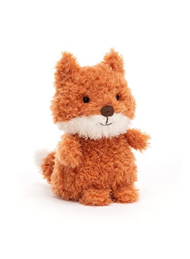 جيليكاتث ليتل فوكس حيوان محشي، 7 بوصات - لعبة قماشية من الغابة - هدية كلاسيكية للأطفال - Image 1