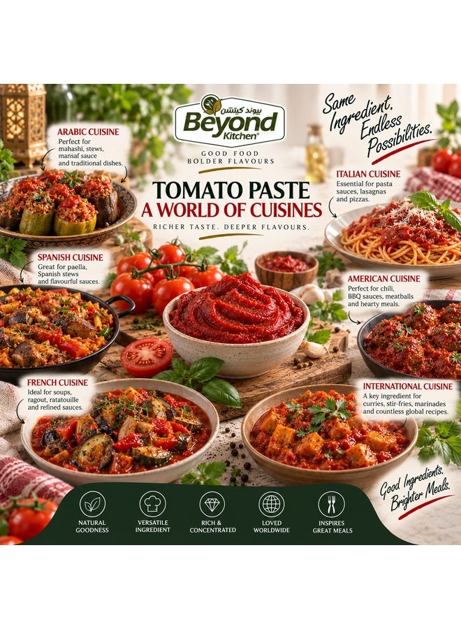Beyond Kitchen Tomato Paste 800g [1 can] - Image 4