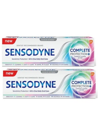 Two pieces of Sensodyne Integrated Protection Toothpaste 75 ml