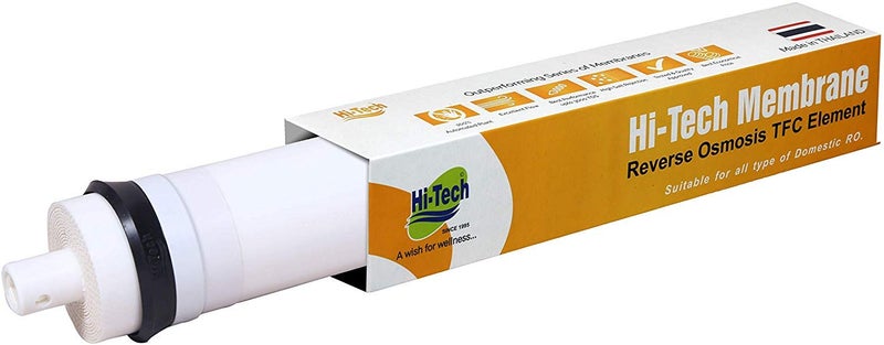 Hi-Tech RO Membrane - 2 Pcs Water Purifier 100 GPD Membrane/Membrane Maintenance Kit/Membrane Housing/Membrane with TDS/Membrane with FR-450 for All RO - Image 5