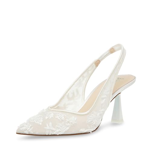 Betsey Johnson Women's Nikki Pump, Ivory, 9 - Image 5