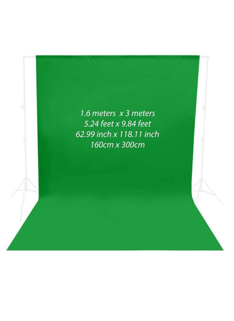VITION Background Cloth Chroma Key Photography for Photo Studio Non reflective Fabric  - Image 1