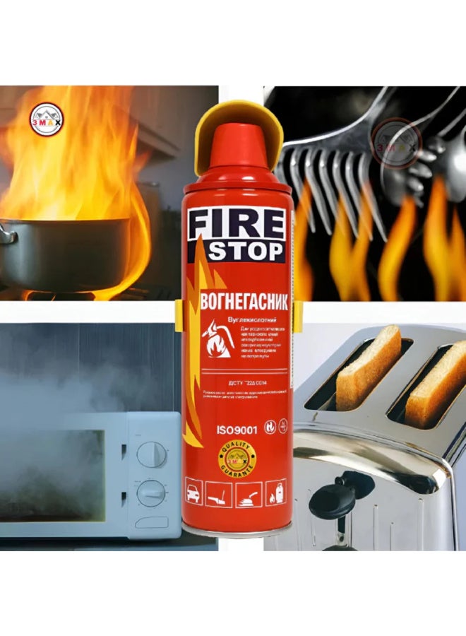 FIRE STOP Fire Extinguisher Foam Spray for Car, Home, Office, 1000 mL with Bracket - Image 4