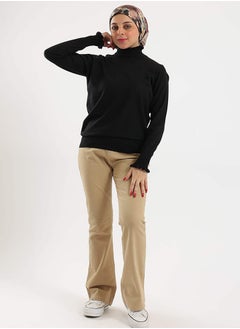 Pullover with Frilled Cuffs