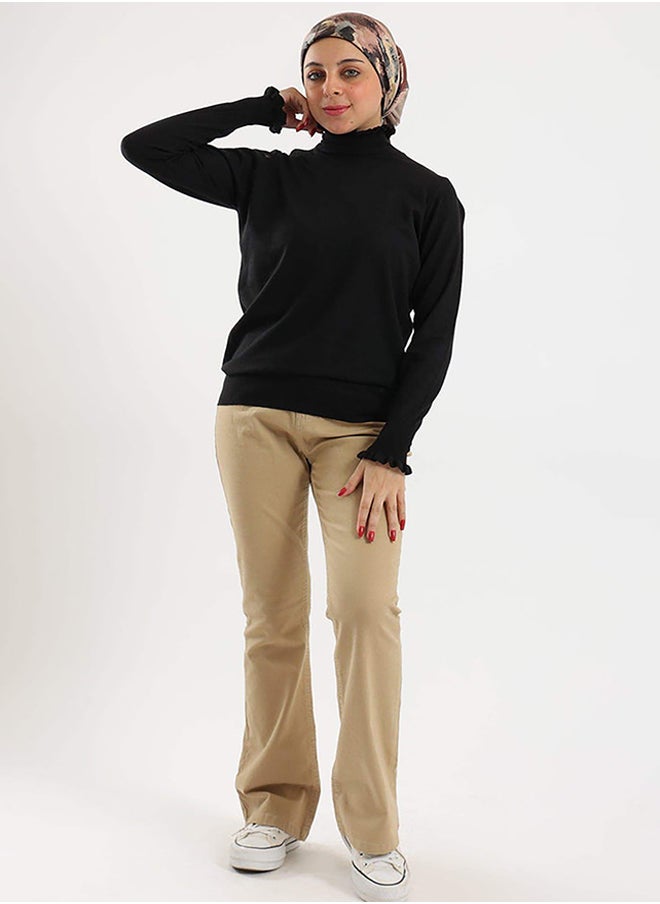 Carina - Pullover with Frilled Cuffs - Image 1