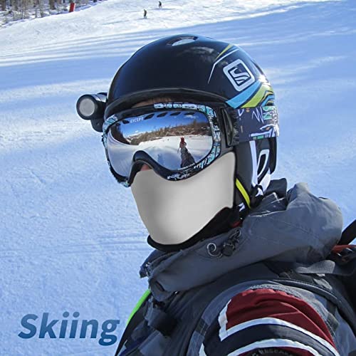YESLIFE Off-White UPF 50+ Balaclava Ski Mask, Motorcycle UV Protector, Motorcycle Helmets Face Mask for Men and Women - Image 2