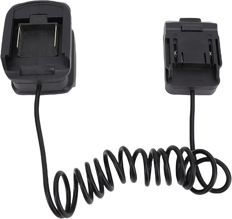 BL1850b Battery Adapter Dual Port Lithium Converter with Elastic Extension Cord for 18V Outdoor Tools - Image 1