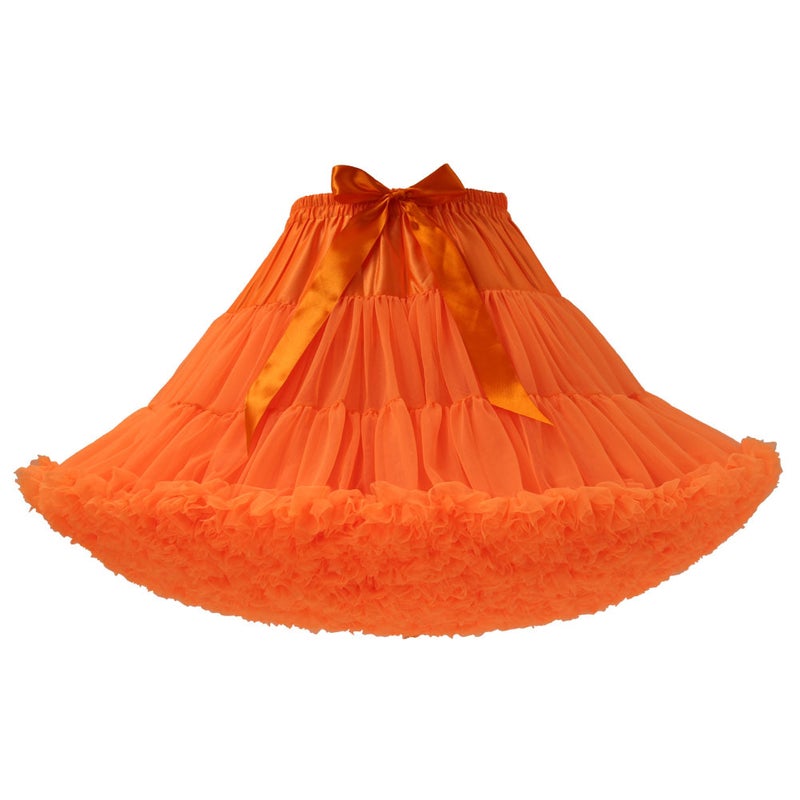 Style Solid Color Parent-Child Outfits, Children'S Skirts, Girls' Mesh Lace-Up Skirts, Performance Skirts, Girls' Style Children'S Models - Image 1