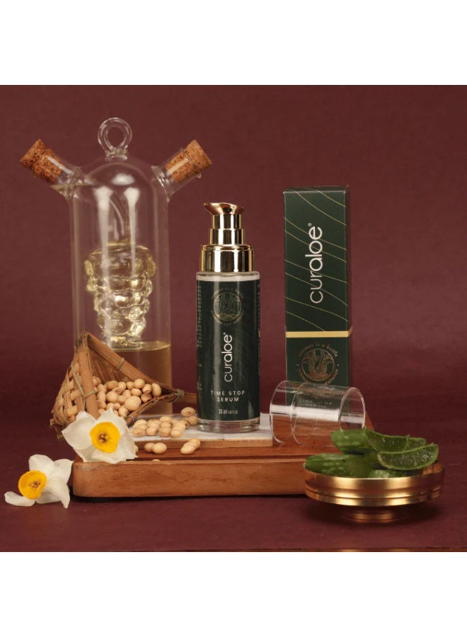 Curaloe Premium Aloe Vera Time Stop Serum 30ml - Image 4