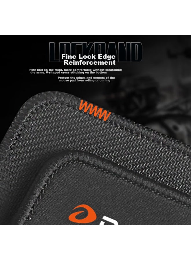 Daryo Daler Gaming Mouse Pad, Fps Smooth Thickened Precision Edge-locked, Computer Keyboard Office Extra Large Desk Mat, Pure Black 1200*600*4mm - Image 4