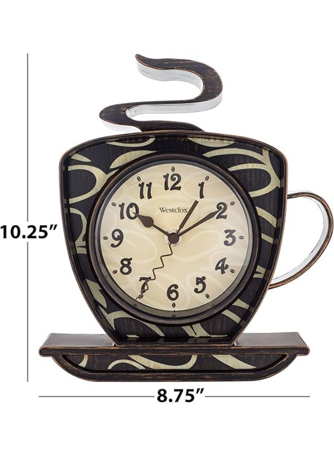 Westclox 10.25” Coffee Cup, 3-D Wall Clock – Model# 32038 - Image 3