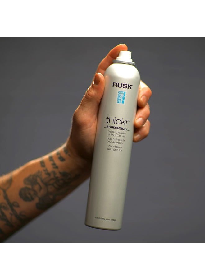 RUSK Thickening Hairspray, 10.6 Oz, Extra-Hold Hairspray, Powerful Texture and Shine, UV Blockers to Protect Color-Treated or Highlighted Hair - Image 4