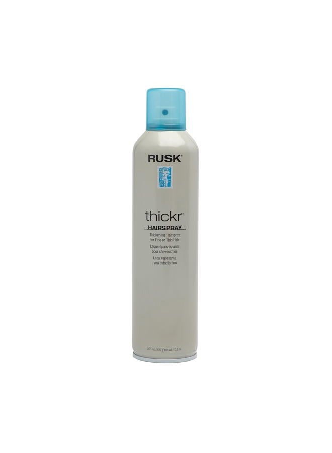 RUSK Thickening Hairspray, 10.6 Oz, Extra-Hold Hairspray, Powerful Texture and Shine, UV Blockers to Protect Color-Treated or Highlighted Hair - Image 1