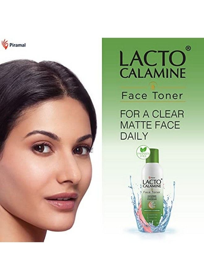 Lacto Calamine Cucumber Face Toner With Green Tea & Niacinamide For Cool And Hydrated Skin. Tightens Pores & Evens Skin Tone. Suitable For Oily And Acne Prone Skin  - Image 3