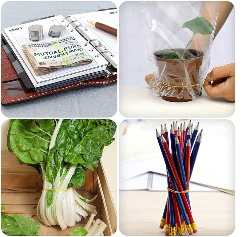 Fliptic Rubber Bands | Enhanced Stretchability and Durability | (1 inch, Pack of 200 gm) (Multicolour) - Image 5