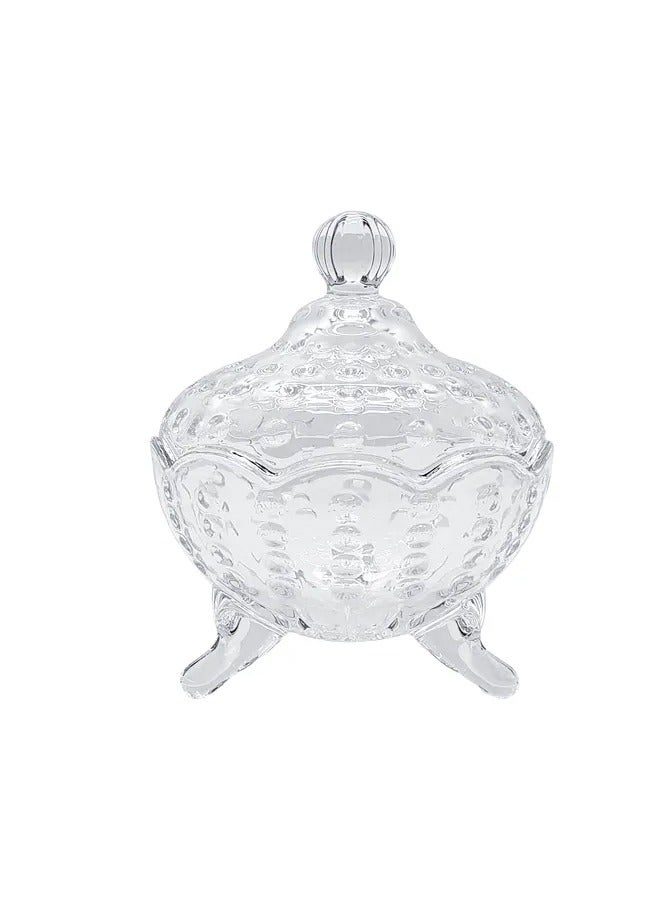 Glass Sugar Bowl Clear 