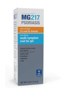 MG217 MG217 2% Coal Tar Psoriasis Gel, Non-Drying Multi-Symptom Treatment - 4 oz Tube  - Image 1