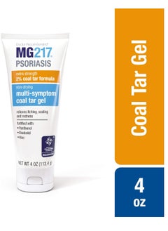 MG217 MG217 2% Coal Tar Psoriasis Gel, Non-Drying Multi-Symptom Treatment - 4 oz Tube  - Image 2