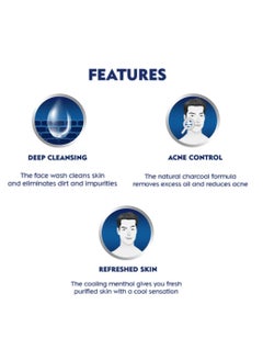 Nivea Nivea Men All-In-1 Charcoal Face Wash  - Image 3