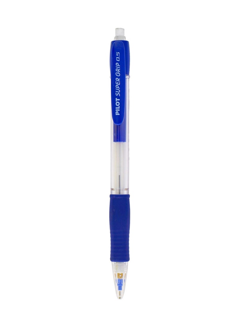 PILOT - Super Grip Mechanical Pencil 0.5mm Tip Blue Barrel - Image 1