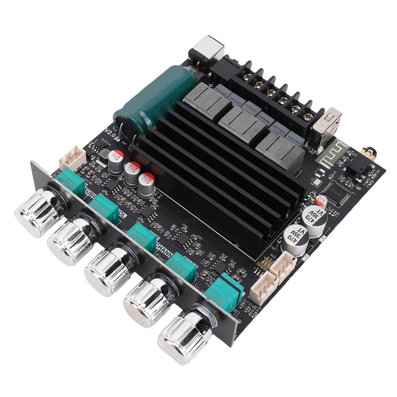 2 1 Channel 100W 100W 200W Bluetooth 5 1 Digital Amplifier Board for Subwoofer - Image 2