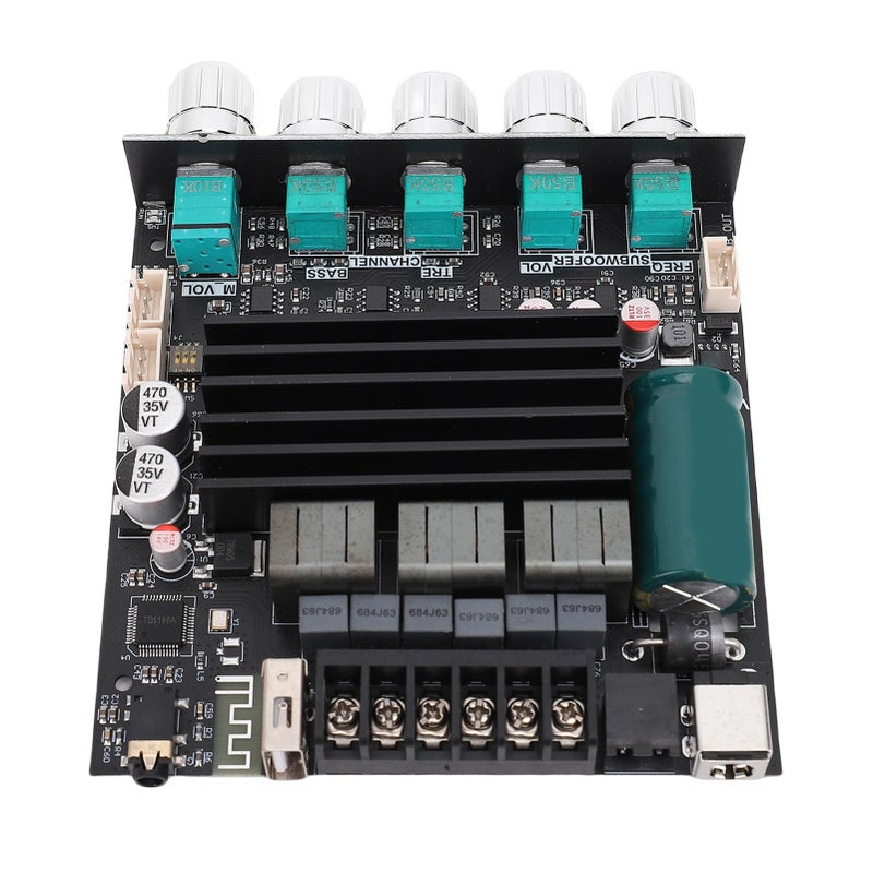 2 1 Channel 100W 100W 200W Bluetooth 5 1 Digital Amplifier Board for Subwoofer - Image 4