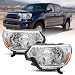 SOCKIR Compatible with 20122015 Toyota Tacoma Headlight Assembly Passenger Driver SideFor Toyota Tacoma Headlight Halogen ModelChrome Housing with Amber Reflector - Image 2