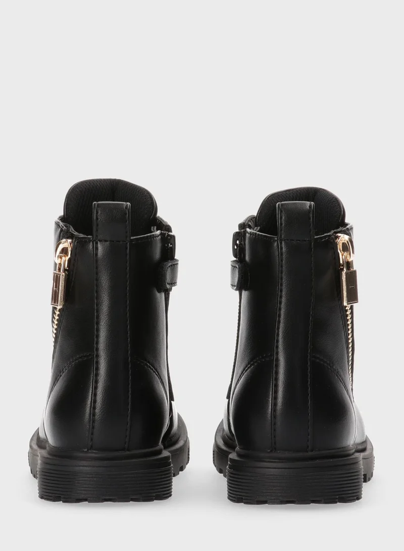 TOMMY HILFIGER Kids Lace Up Boots