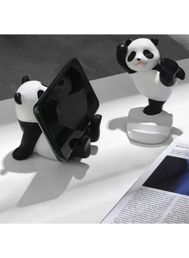 Panda Phone Holder Desktop Stand Durable ABS Material GHJ Raised Bear Color - Image 5