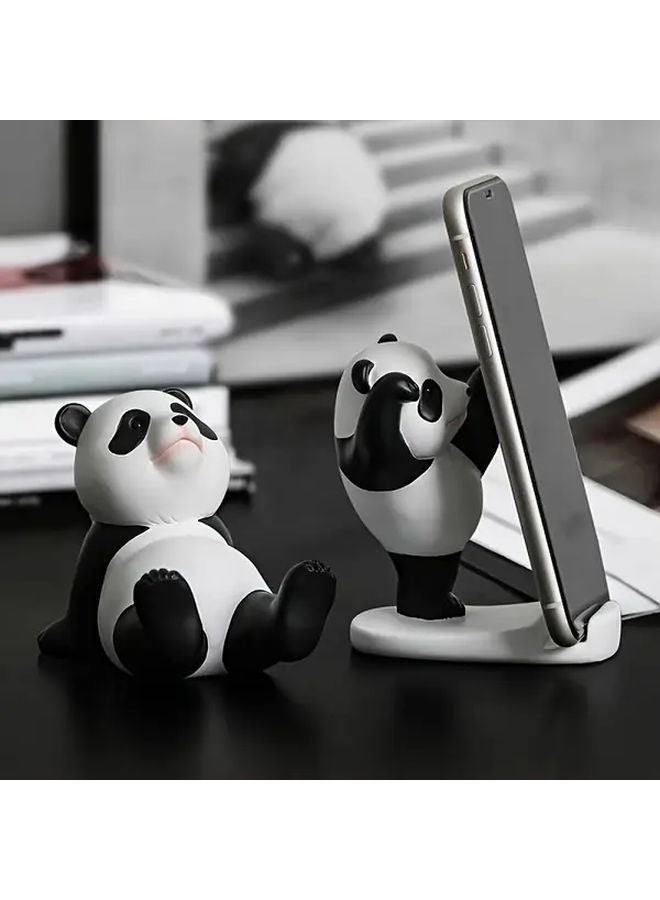 Panda Phone Holder Desktop Stand Durable ABS Material GHJ Raised Bear Color - Image 3