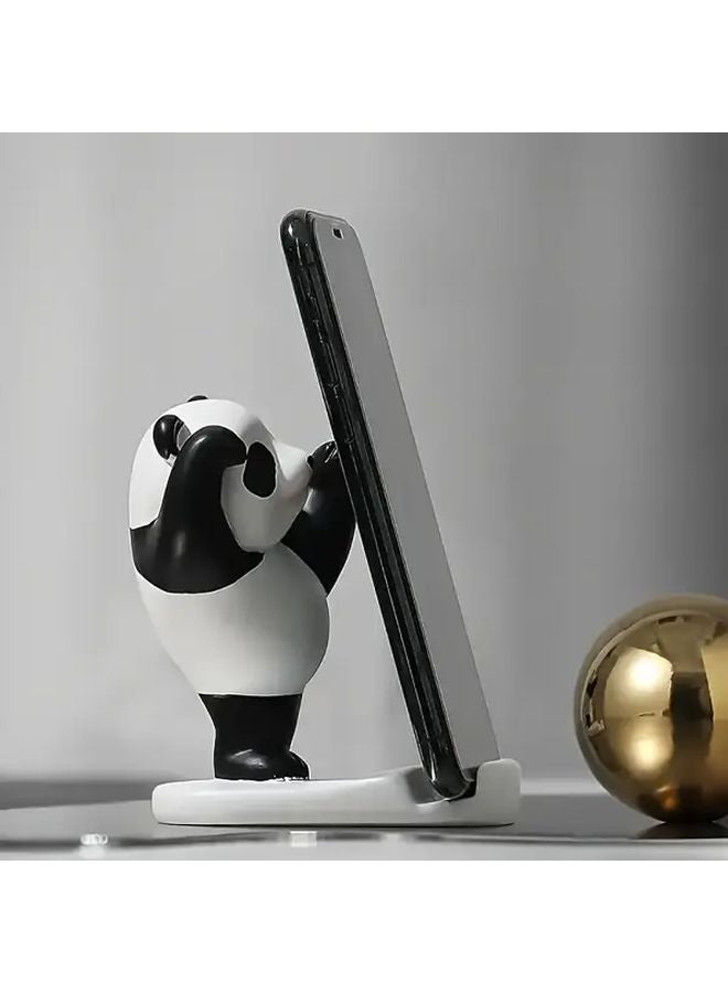 Panda Phone Holder Desktop Stand Durable ABS Material GHJ Raised Bear Color - Image 2