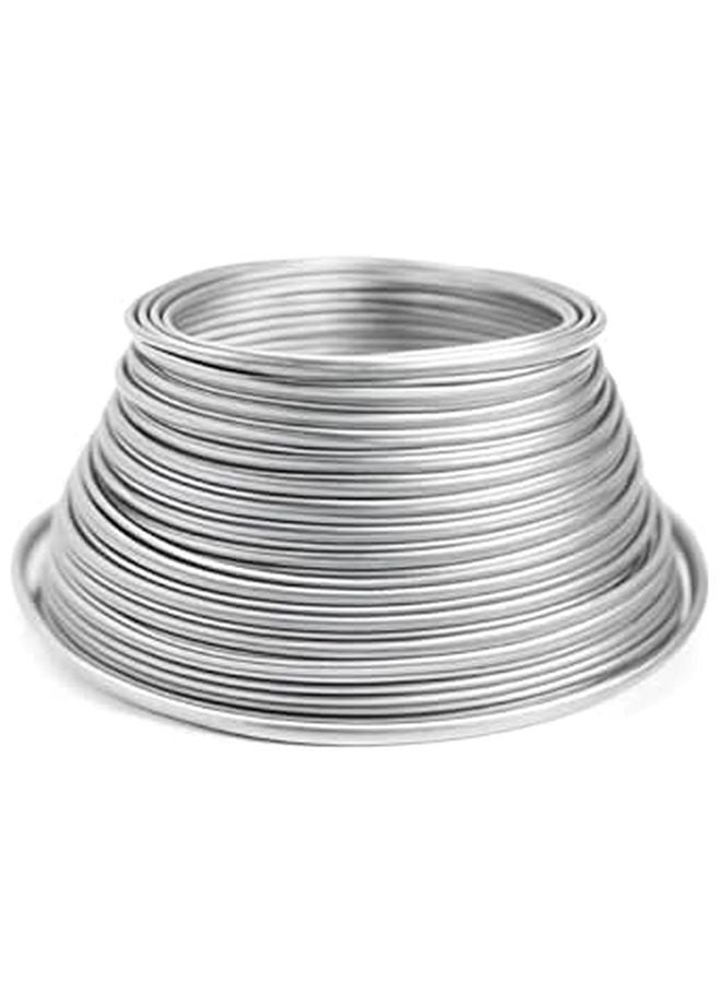 Aluminum Craft Wire 0.2 Inch Thick 20 Ft Bendable For Sculpting Jewelry Floral Art - Image 1