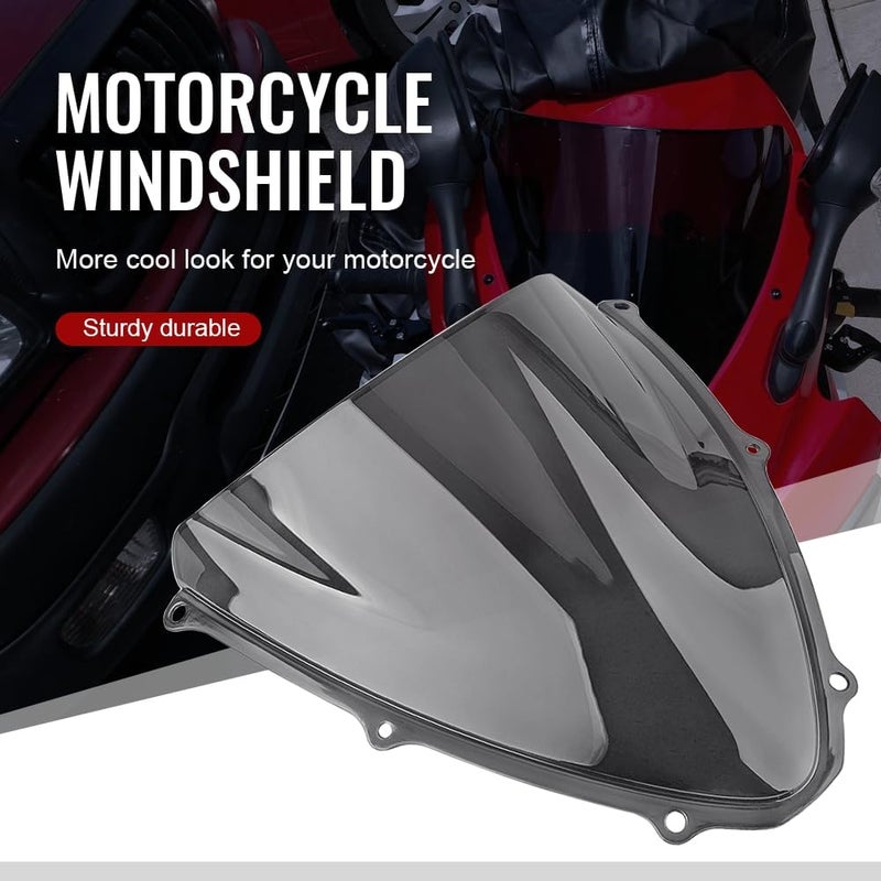 GZYF Smoke Tinted Windscreen Windshield Set for Suzuki GSXR 600 750 (2006-2007) - Image 2