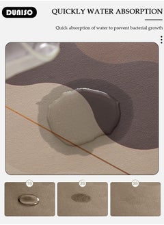 DUNISO Dustproof Washer Machine Cover Pad,The Top Fridge Dust Cover,Machine Washer And Dryer Cover,Drum Washing Machine Cover Pad,Water Absorbing Anti Slip Dirt Resistant Protective Pad For Refrigerator,Bedside Table  - Image 5