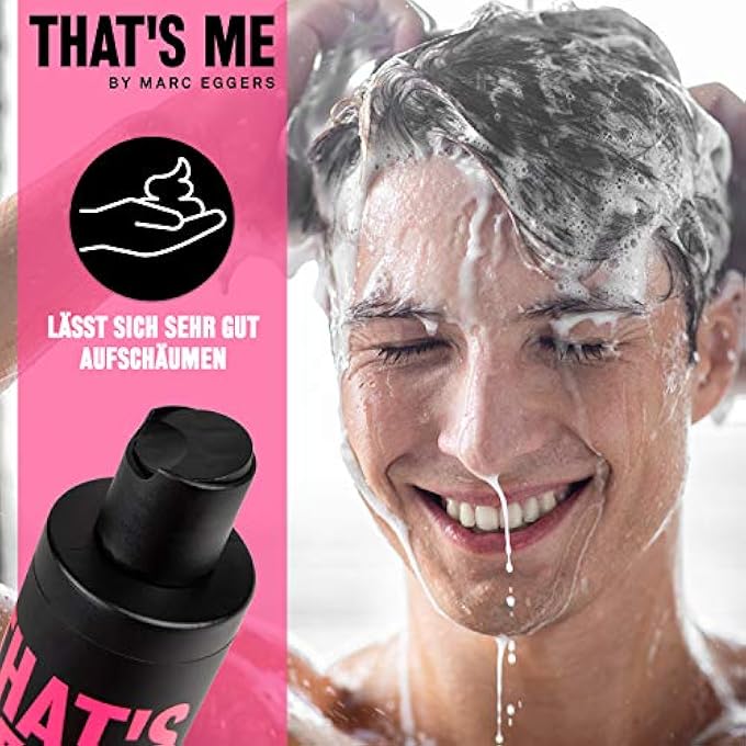THAT'S ME BY MARC EGGERS KOPFKINO VOLUME SHAMPOO (100 ML) FOR MORE VOLUME, ANTI-HAIR LOSS SHAMPOO PREVENTS HAIR LOSS, WITH BIOTIN + VITAMIN A, E, F FOR WOMEN AND MEN - Image 3