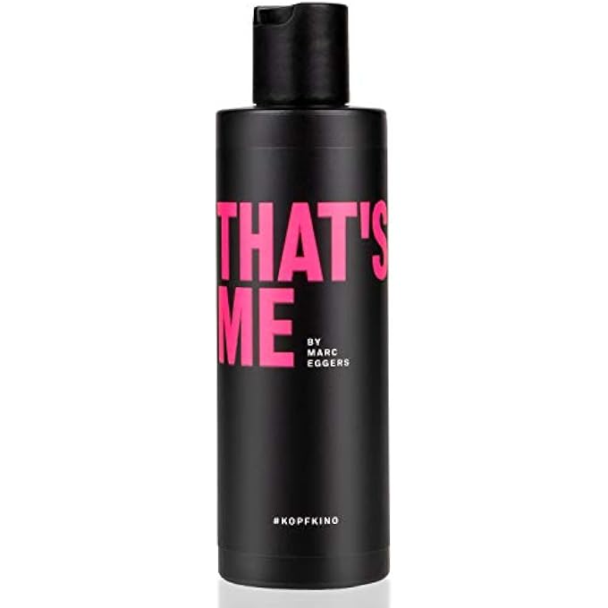 THAT'S ME BY MARC EGGERS KOPFKINO VOLUME SHAMPOO (100 ML) FOR MORE VOLUME, ANTI-HAIR LOSS SHAMPOO PREVENTS HAIR LOSS, WITH BIOTIN + VITAMIN A, E, F FOR WOMEN AND MEN - Image 1