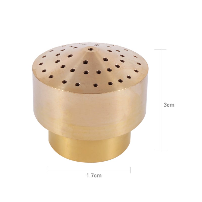 1/4" Brass Column Garden Water Pond Fireworks Shape Fountain Nozzle Home Sprinkle Spray Head - Image 1