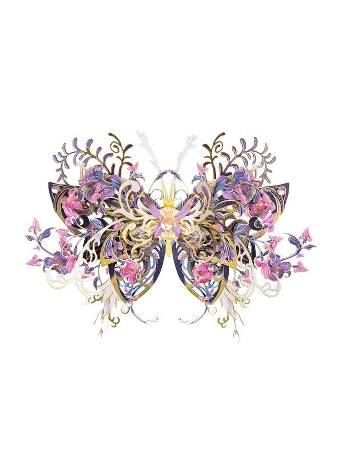 مو مجموعات نماذج ألغاز معدنية ثلاثية الأبعاد للبالغين من الزهور والفراشات قطع معدنية على شكل فراشة ألغاز حيوانات بناء هدية عيد ميلاد مجموعة دعابة للدماغ - Image 1