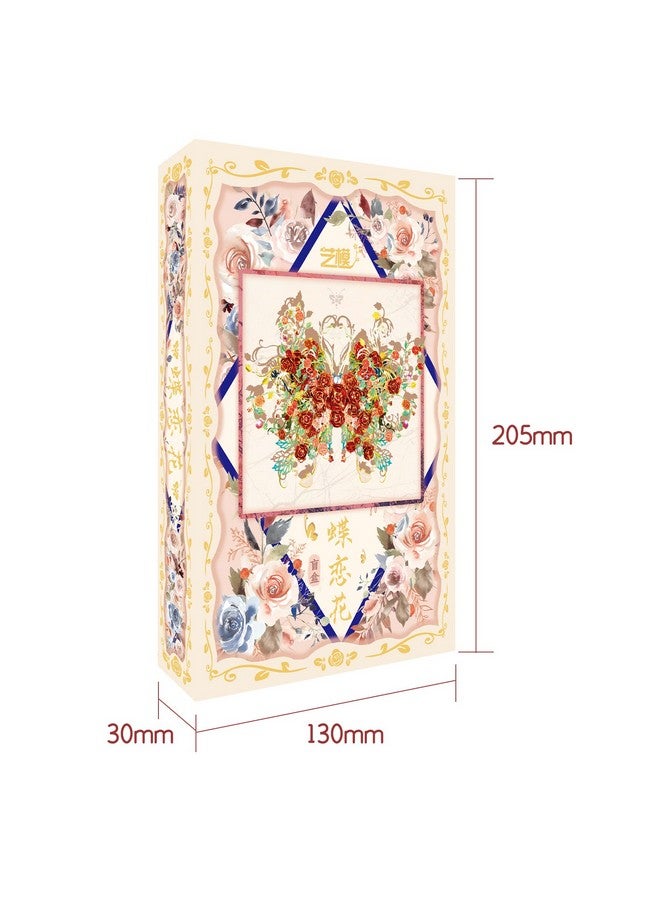 مو مجموعات نماذج ألغاز معدنية ثلاثية الأبعاد للبالغين من الزهور والفراشات قطع معدنية على شكل فراشة ألغاز حيوانات بناء هدية عيد ميلاد مجموعة دعابة للدماغ - Image 3
