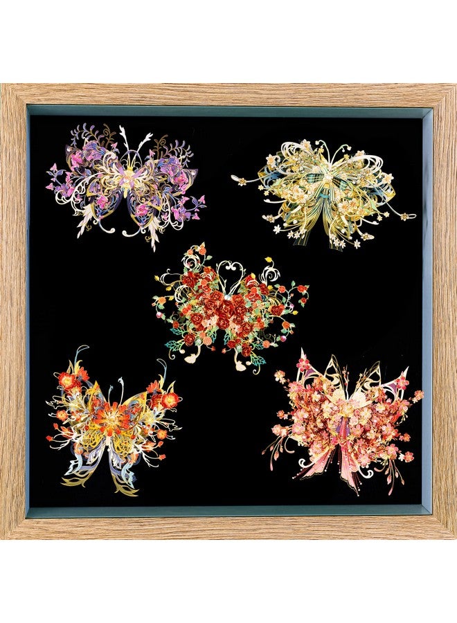 مو مجموعات نماذج ألغاز معدنية ثلاثية الأبعاد للبالغين من الزهور والفراشات قطع معدنية على شكل فراشة ألغاز حيوانات بناء هدية عيد ميلاد مجموعة دعابة للدماغ - Image 4