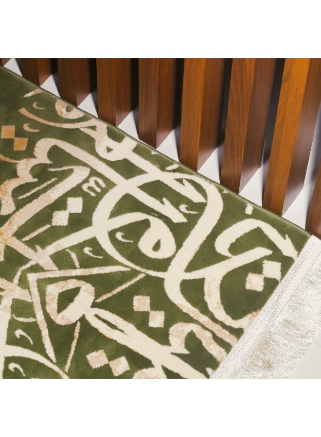 سجادتي سجادة صلاة الفن الإسلامي من سجادتي مبطنة بتصميم مستوحى من الزخرفة الإسلامية الأصيلة مقاس 70×110 سم - Image 3