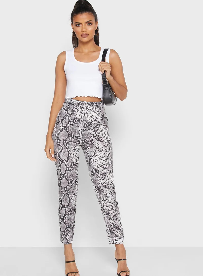 Missguided 2 Pack Lettuce Hem Crop Top