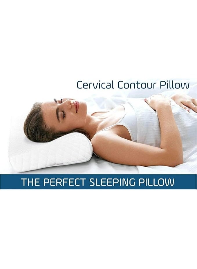 وسادة طبية من الفوم الميموري – دعم مريح للرقبة والكتف لتخفيف الألم ونوم هادئ وصحي - Image 5