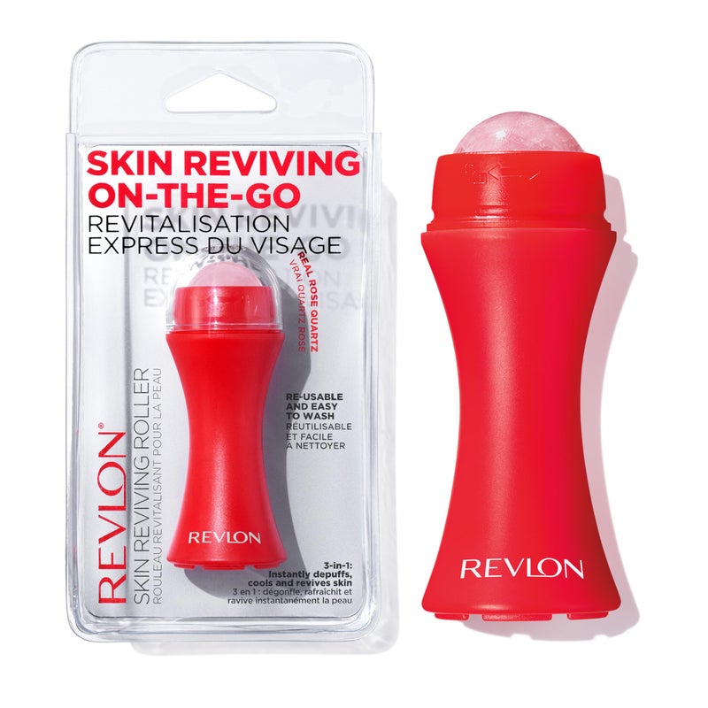 Revlon Skin Reviving Roller with Rose Quartz for AllDay Facial Reviving  Brightening Compact  Reusable Gentle on Skin 1 count